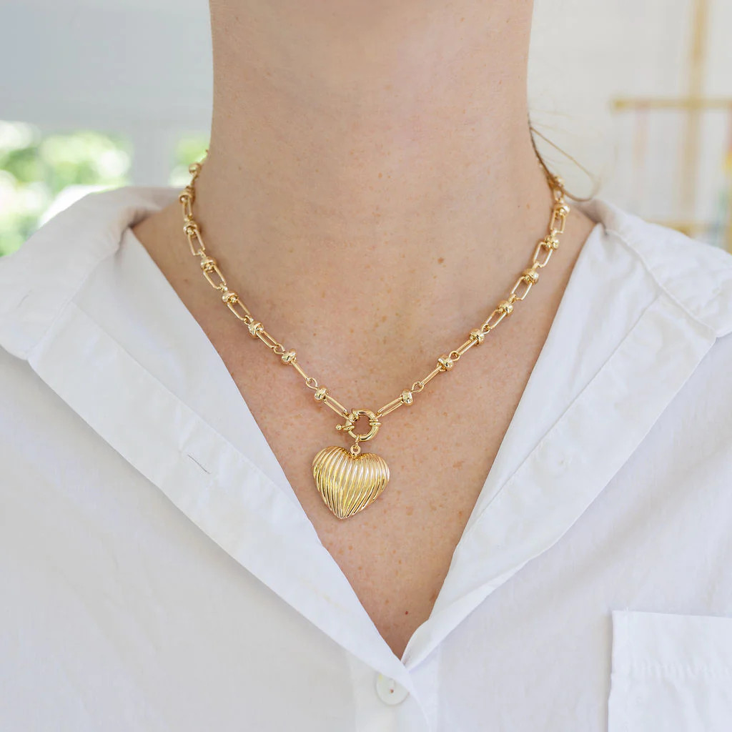 Full Heart Necklace | Erin McDermott Jewelry