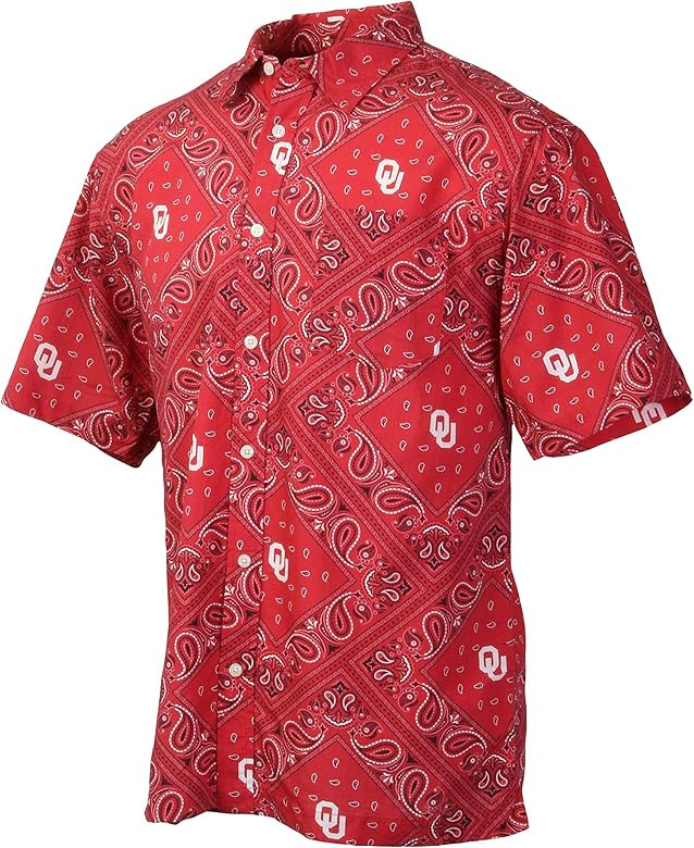 Wes and Willy Mens College Paisley Button Up Shirt | Amazon (US)