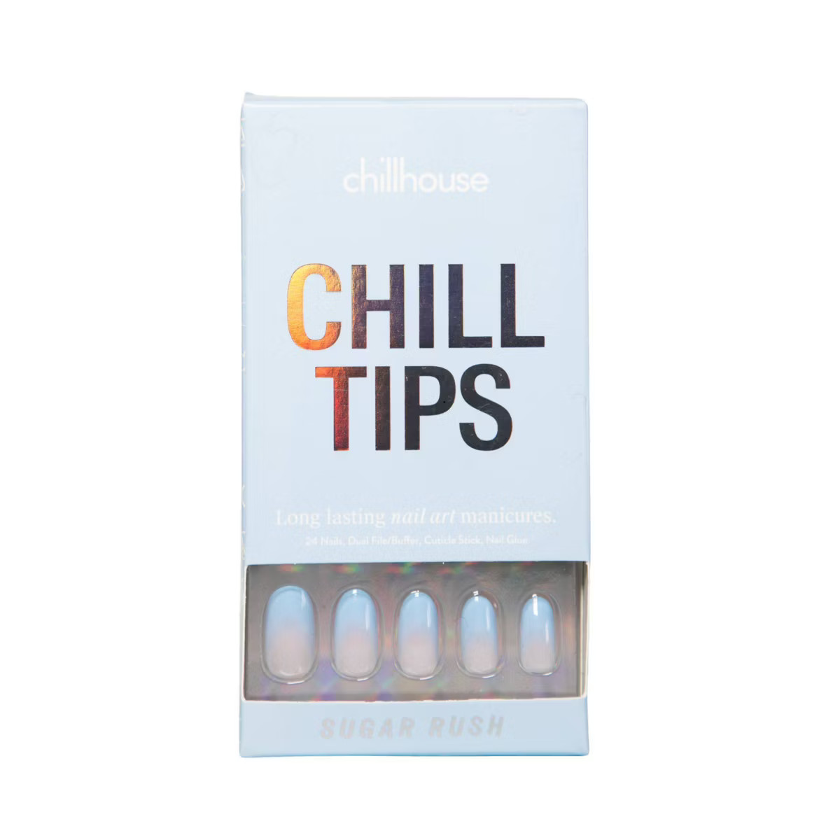 Chillhouse Chill Tips Nail Art Press On Fake Nails - Sugar Rush - 24ct | Target