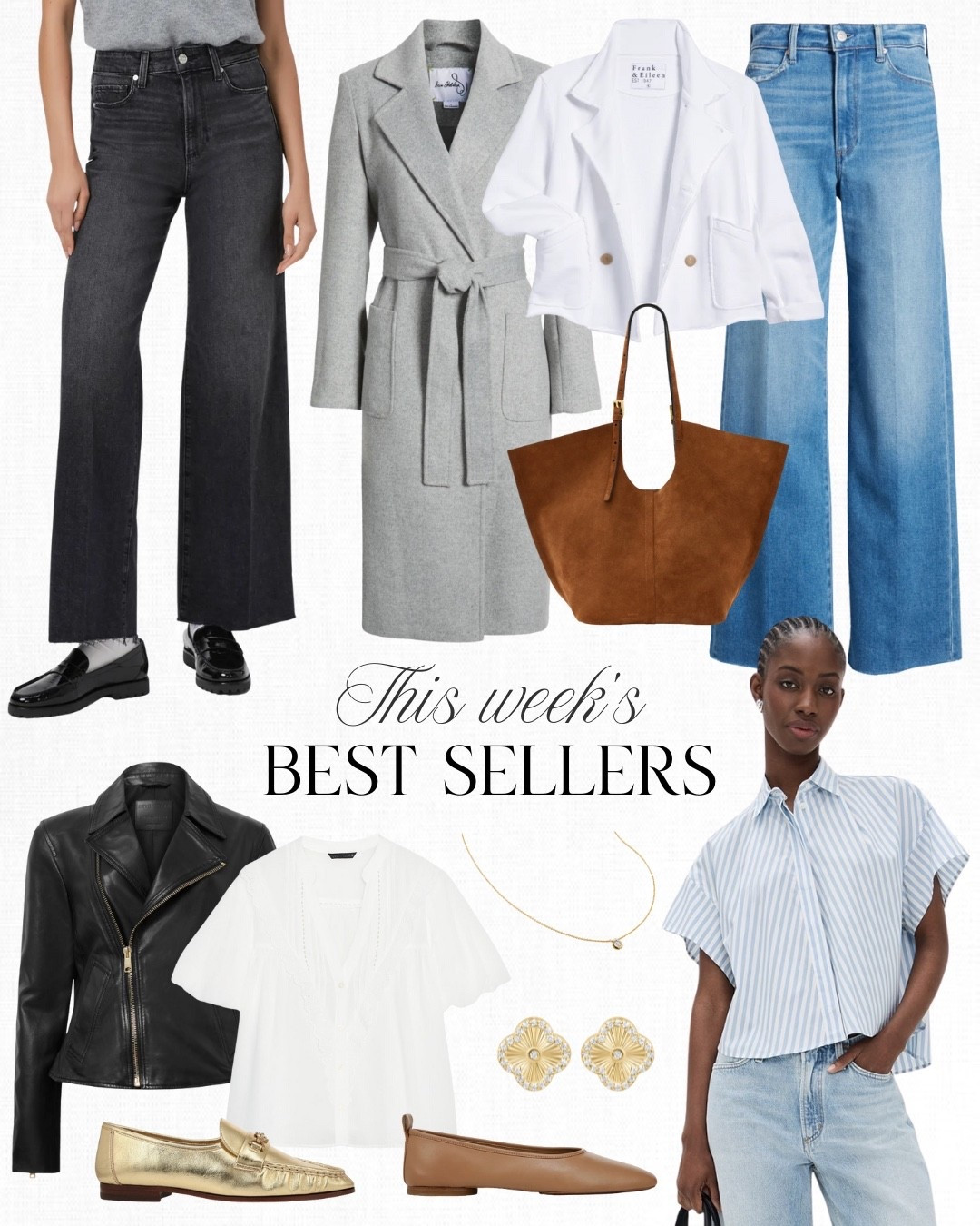 Both of these Paige Anessa jeans are some of the most-worn jeans in my closet. They're modern, cool, and SO comfortable. Suede accessories are having a moment, and this caramel tote is the perfect piece for running errands while still looking chic and on-trend

#LTKSeasonal #LTKFindsUnder100 #LTKPetite