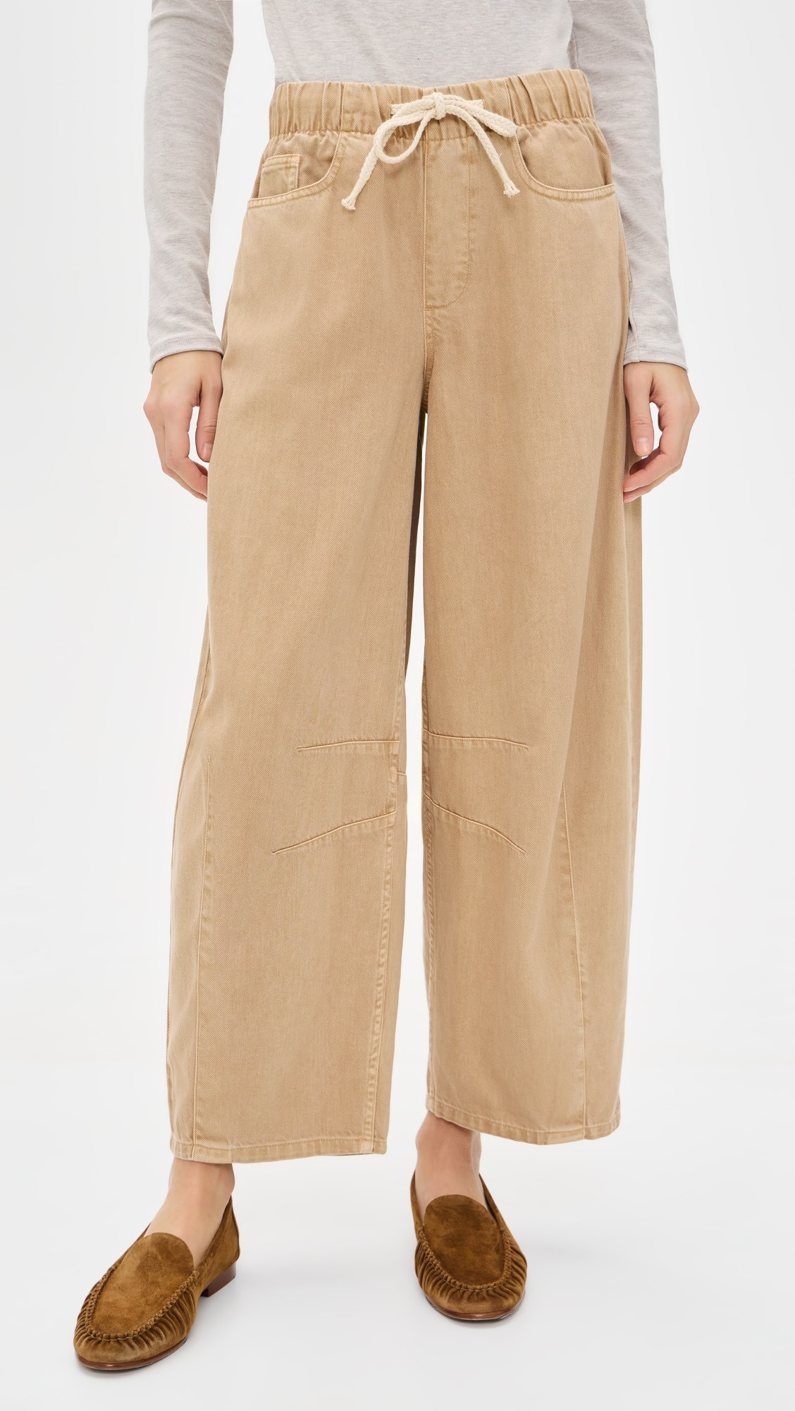 Twill Barrel Drawstring Pants | Shopbop