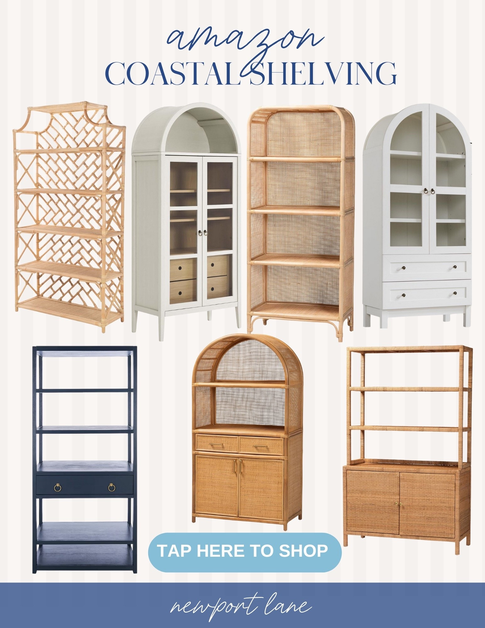 If you think you have enough shelving, you're wrong. You can never have too much storage, especially when it looks this good!

coastal bookshelves, living room furniture, rattan decor, blue and white, organization hacks, storage solution, coastal style, bookcase styling

#LTKSaleAlert #LTKSeasonal #LTKHome