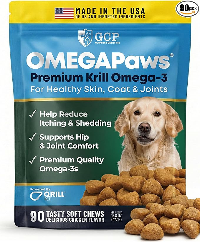 Omega 3 for Dogs – Dog Joint Support Soft Chews – Fish Oil Supplement for Dogs with EPA & DHA... | Amazon (US)