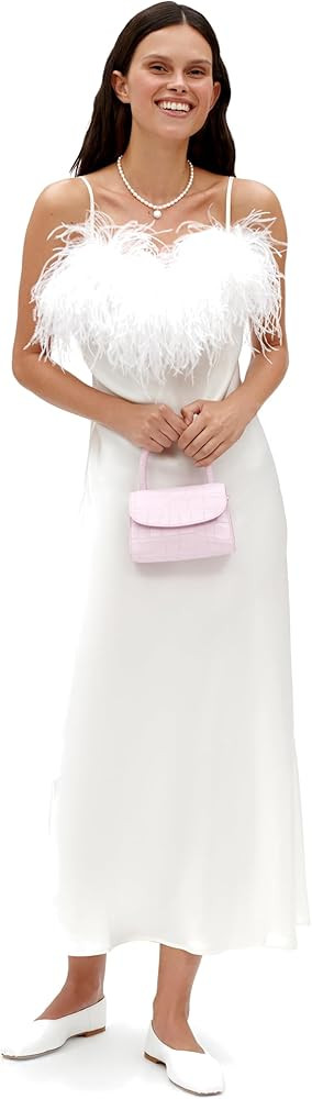 SLEEPER Women's Midi Bohemian Silky Slip Dress, Party-Appropriate for Adult Fashion Enthusiasts | Amazon (US)