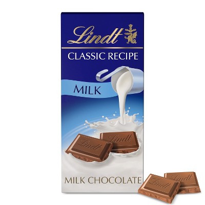 Lindt Classic Recipe Milk Chocolate Candy Bar - 4.4 oz. | Target