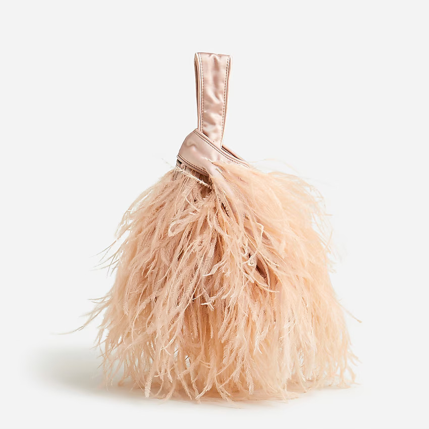 Santorini bag with feathers | J. Crew US