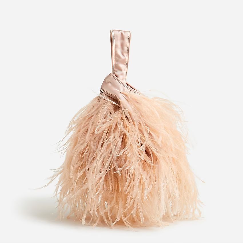 Santorini bag with faux feathers | J.Crew US