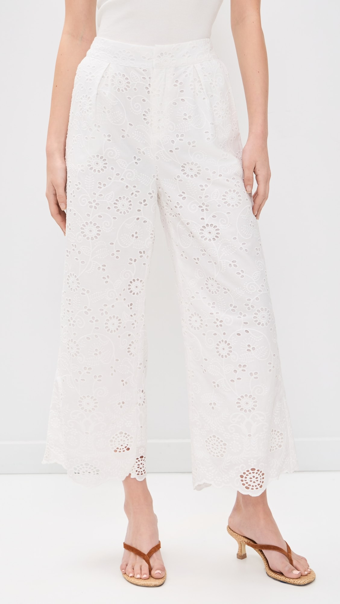 Splendid x @Cellajaneblog Eyelet Pants | Shopbop