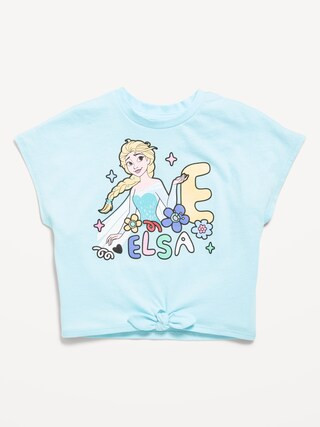 Disney© Graphic Tie-Knot T-Shirt for Toddler Girls | Old Navy (US)