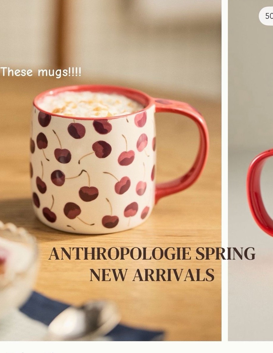 Anthropologies new spring arrivals!! 

#LTKSeasonal #LTKValentine #LTKselfcare