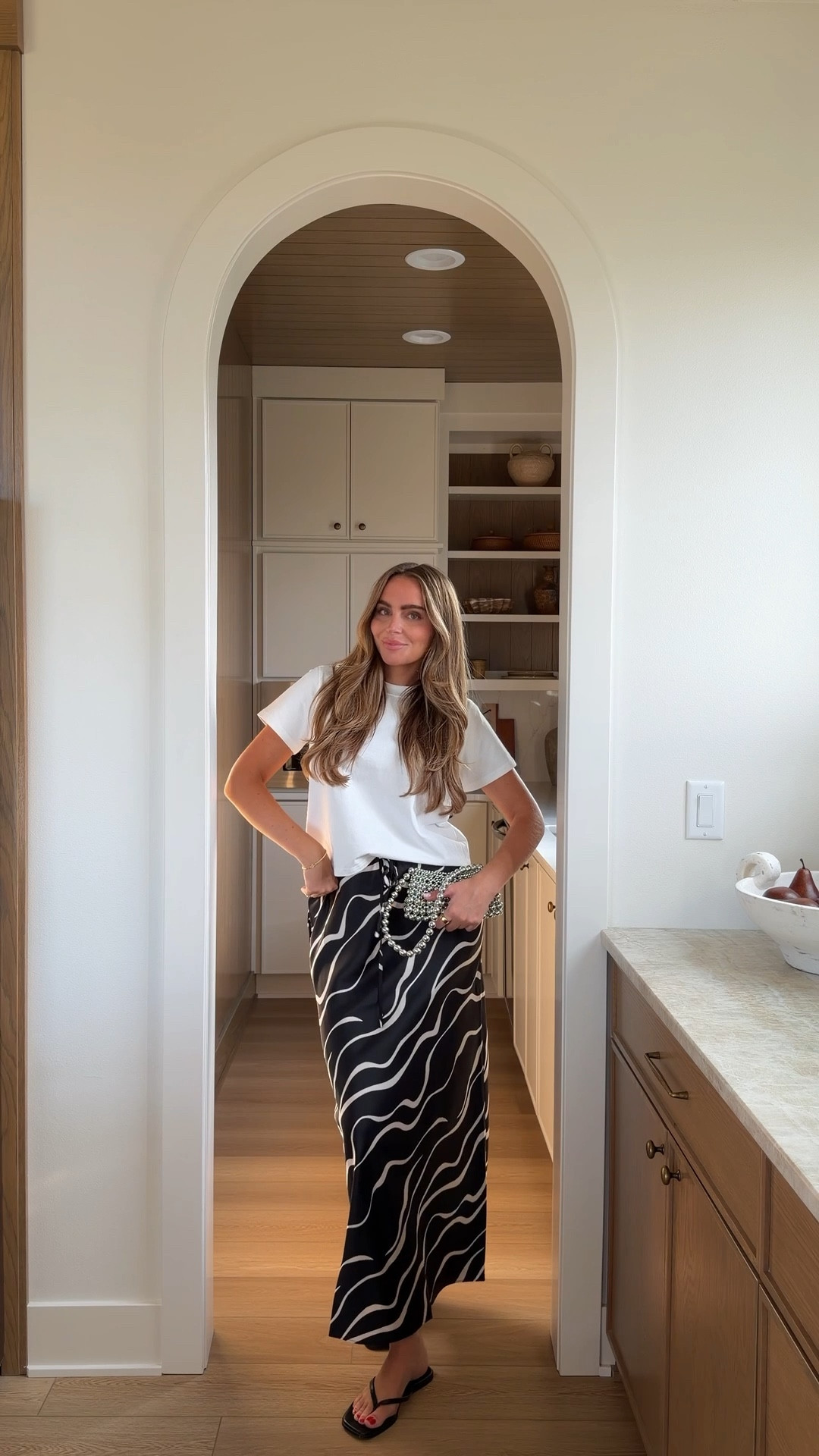 böhme spring outfits I can’t wait to wear! Obsessed with all of these finds. Use code ‘20ALEXAR’ for 20% off. 

White skirt: S 
Knit sweater: M
Floral eyelet top: M
White tee: S
Maxi skirt: M
Knit tee with scarf: M
Cropped trench: S 