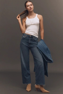 AGOLDE Ren High-Rise Wide-Leg Jeans | Anthropologie (US)