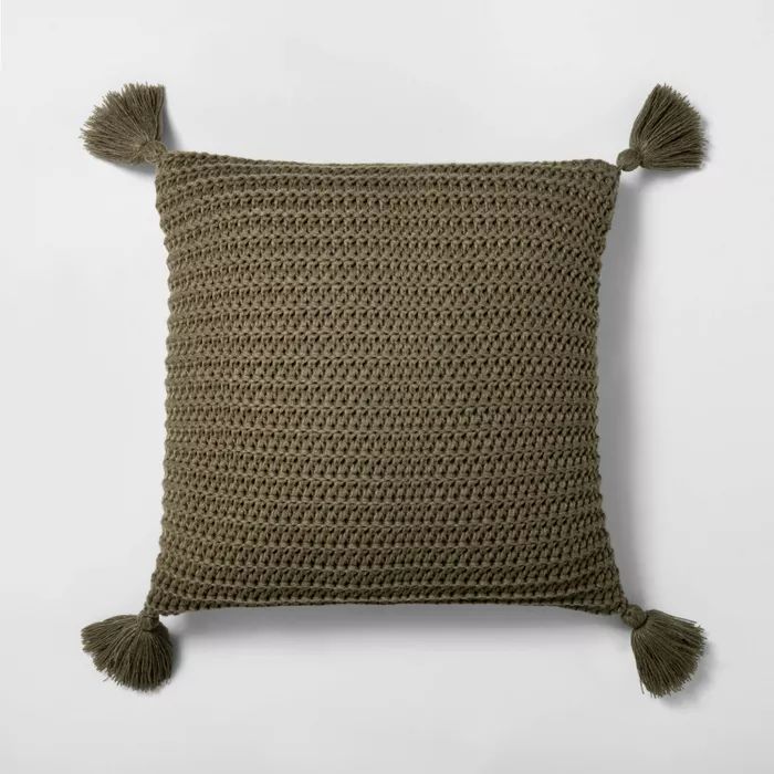 Chunky Knit Throw Pillow - Hearth & Hand™ with Magnolia | Target