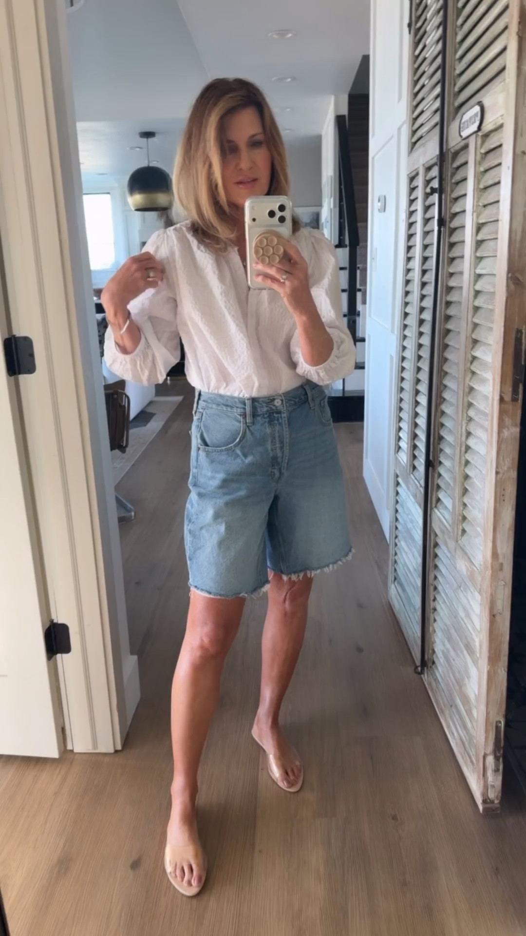 Small top and size 4 shorts 

Comment SHOP below to receive a DM with the link to this post on my LTK ⬇ https://liketk.it/60Wnd #ltkover40

#LTKOver40