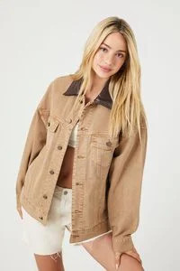Drop-Sleeve Denim Trucker Jacket | Forever 21 (US)