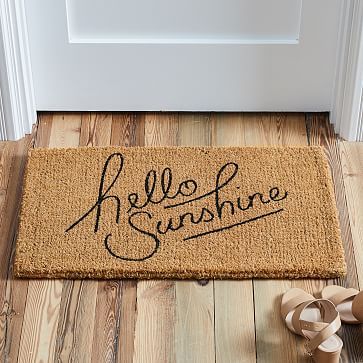 Hello Sunshine Doormat | West Elm (US)