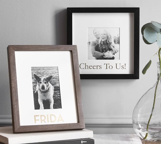 Wood Gallery Personalized Single Opening Frames | Pottery Barn (US)