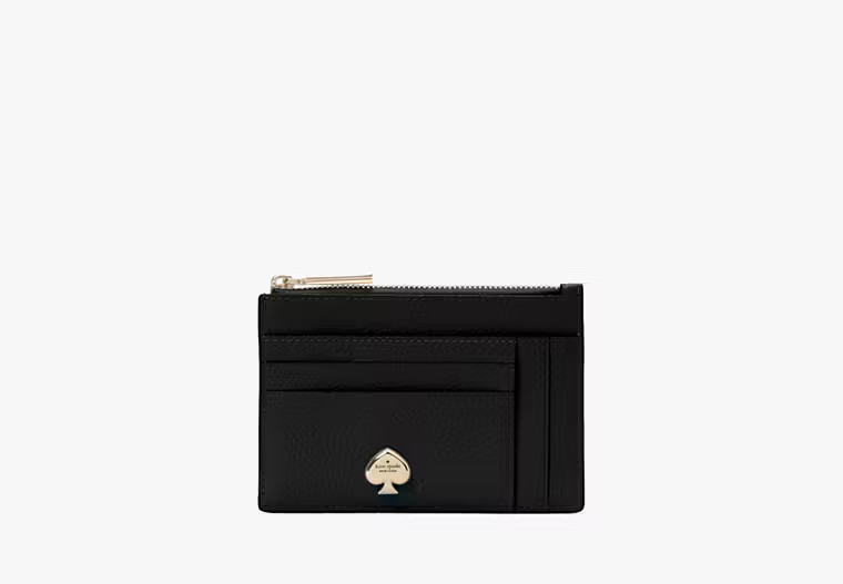 Kate Spade Kayla Large Slim Cardholder, Black | Kate Spade Outlet