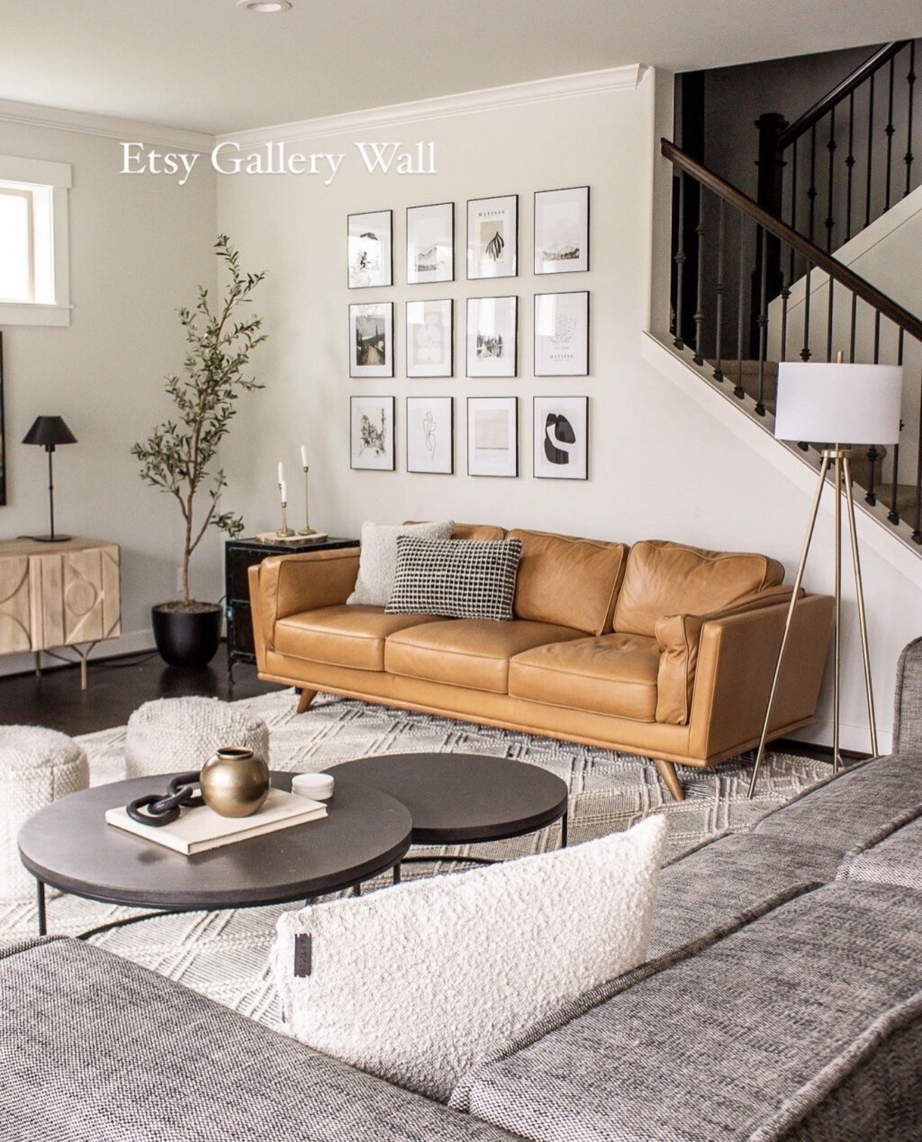 Neutral gallery wall that instantly elevates a space. A cohesive mix of framed art creates a polished, intentional look without feeling busy. Perfect for living rooms, stairways, or open-concept spaces when you want impact while keeping things calm and timeless.

Gallery wall, wall art, neutral home decor, living room decor, stairway decor, framed art, modern traditional style, minimalist wall art, home styling inspiration

#LTKHome #LTKSeasonal #LTKmomlife
