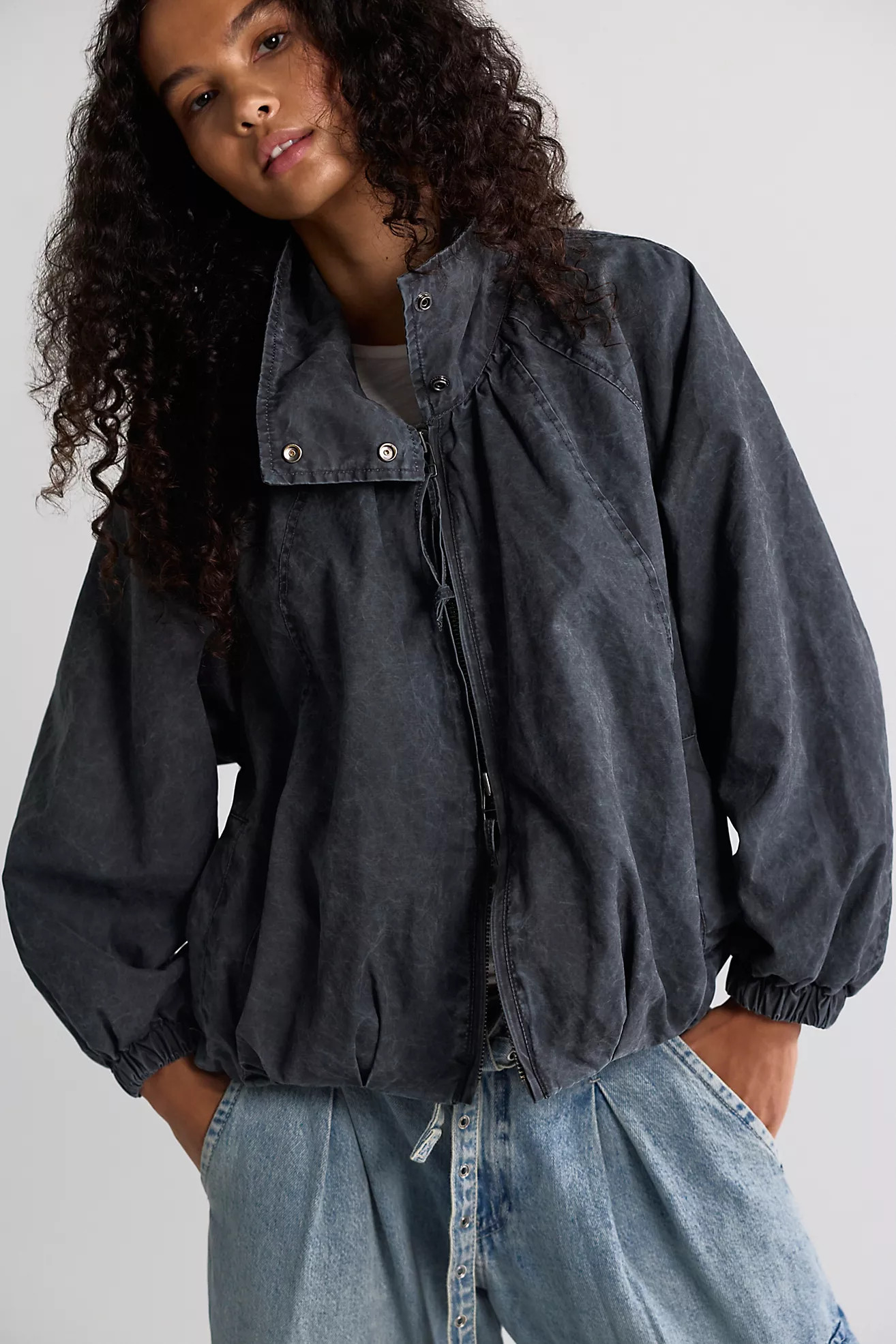 Chelsea Funnel-Neck Oversized Jacket | Free People (Global - UK&FR Excluded)