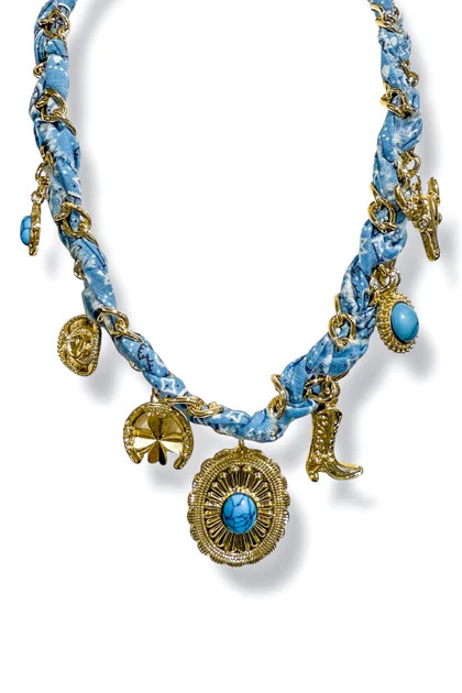 Weston Western Charm Scarf Necklace | The Willow Tree