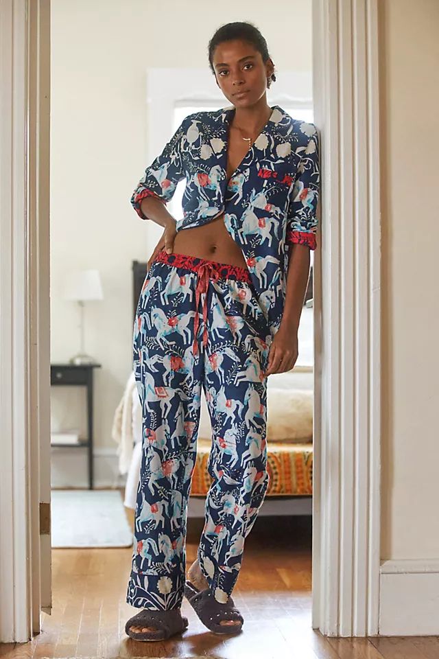 Cornelia O'Donovan Sweet Dreams Flannel Pajama Pants | Anthropologie (US)