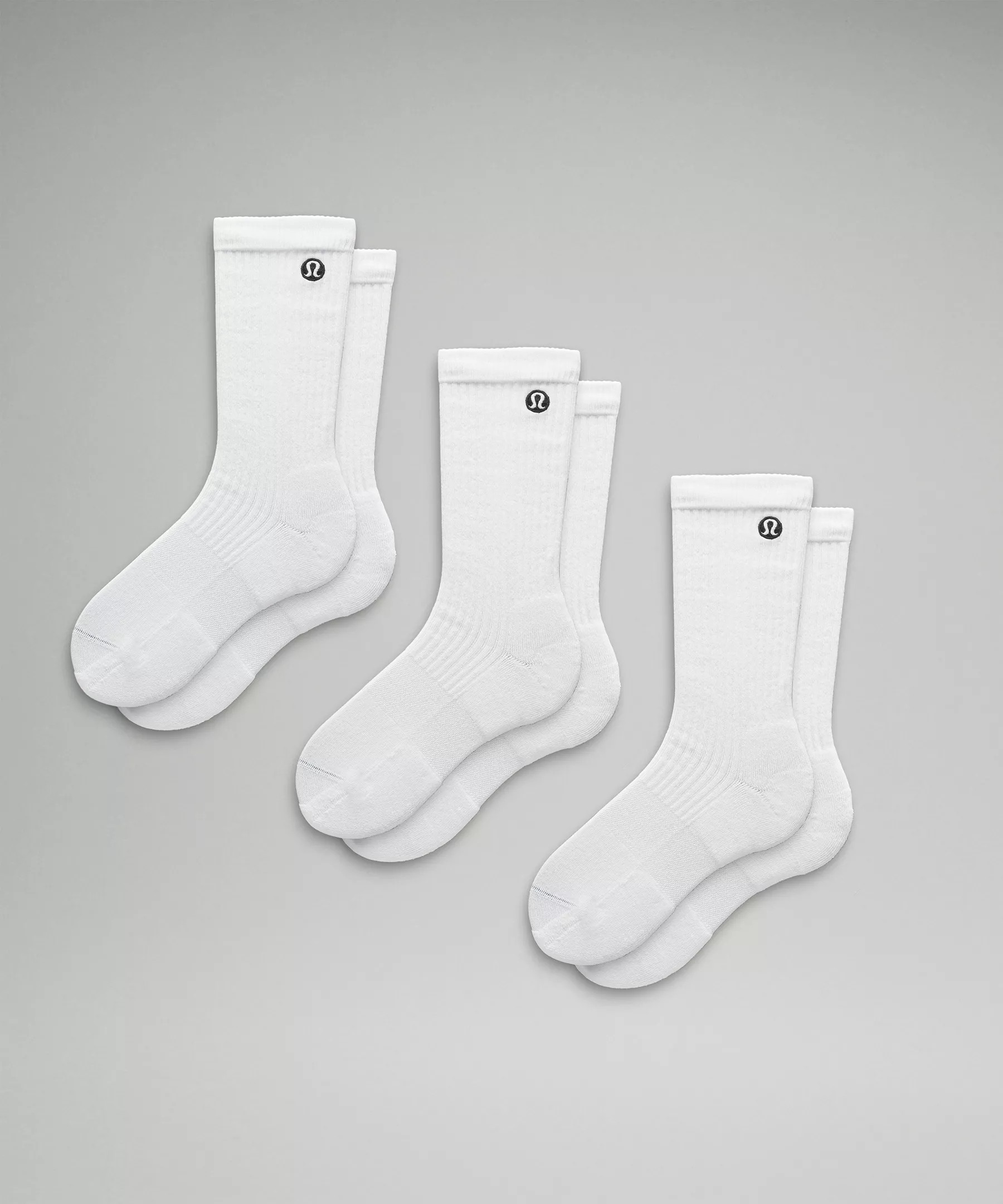 Men's Daily Stride Ribbed Comfort Crew Socks | Lululemon (US)