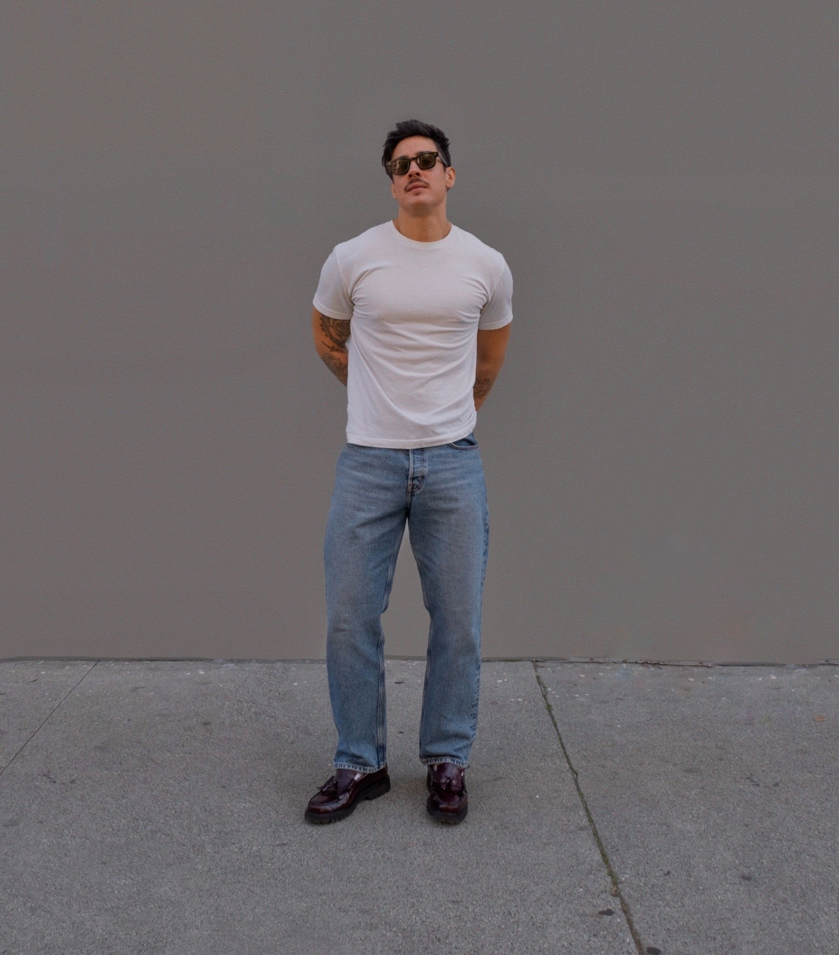 its a white tshirt and jeans kinda day