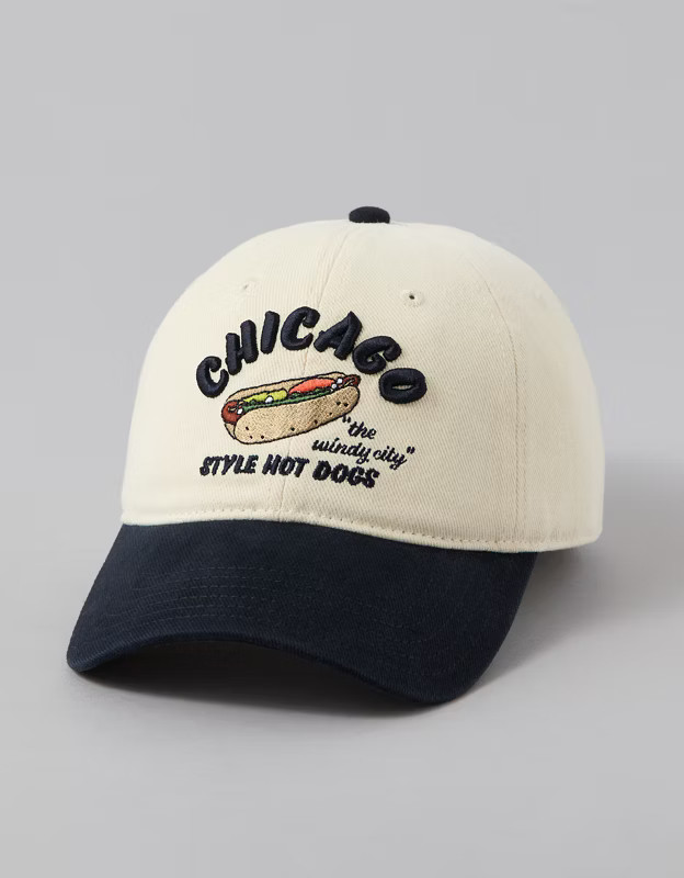 AE Chicago Hot Dog Baseball Hat | American Eagle Outfitters (US & CA)