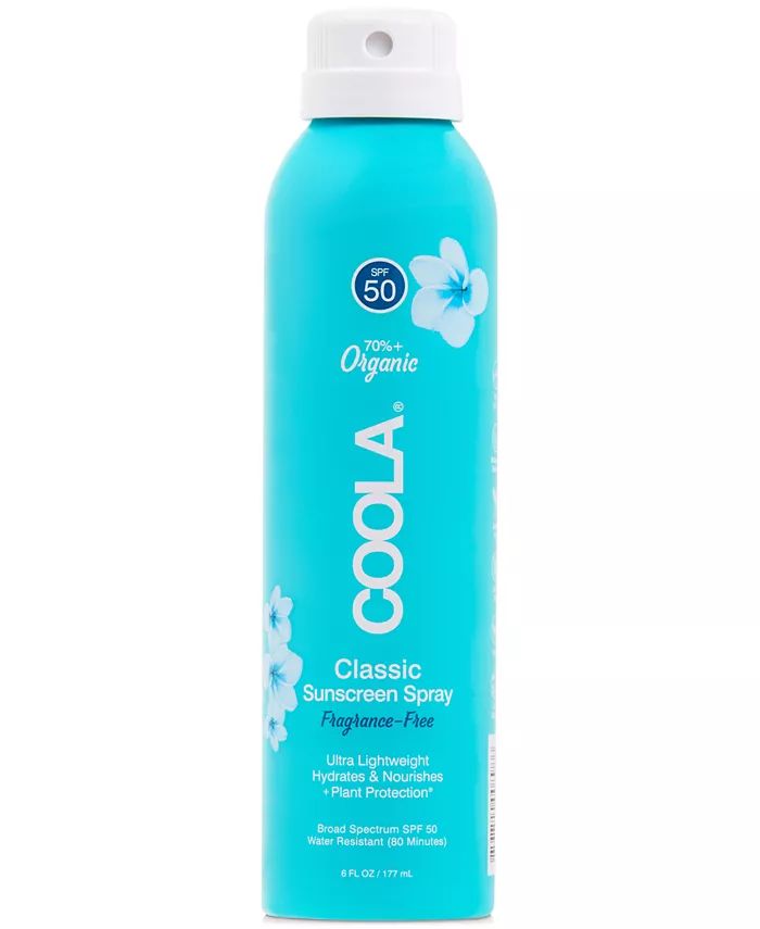 COOLA Classic Body Sunscreen Spray SPF 50, 6 oz. - Macy's | Macy's