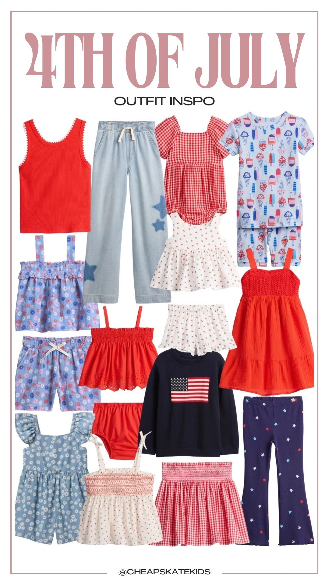 4th of July outfit inspo! 🇺🇸

#LTKFamily #LTKBaby #LTKKids