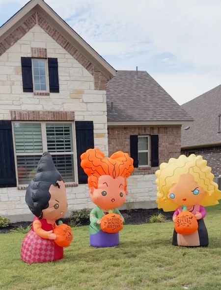 Hocus Pocus Halloween yard decor!  These Sanderson Sisters Inflatables are so cute 

#walmarthalloween 

#LTKhome #LTKSeasonal #LTKHalloween