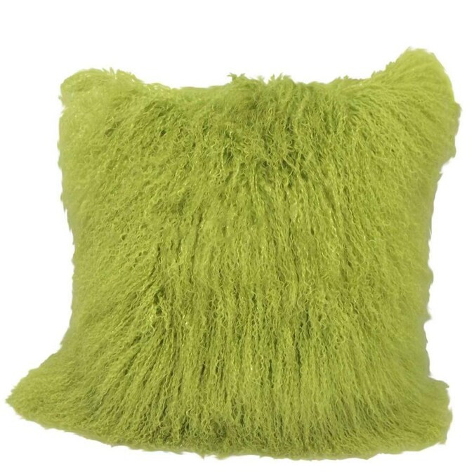 HomeRoots Dahlia Lime Green Indoor Decorative Pillow | Lowe's