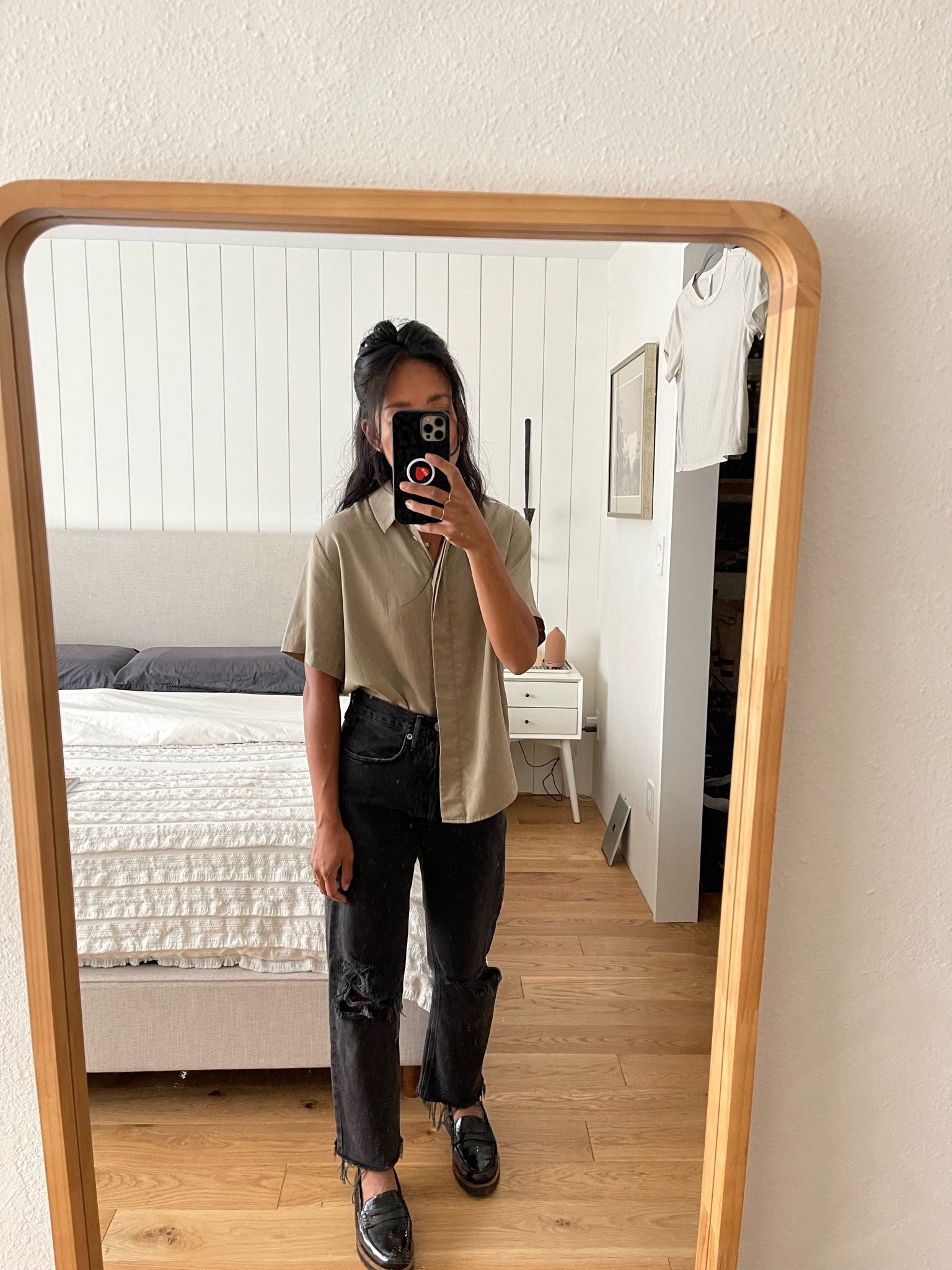 black distressed denim AGOLDE

#LTKstyletip #LTKMostLoved