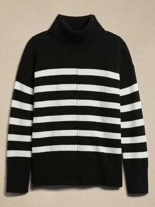 Striped Turtleneck Sweater | Banana Republic Factory