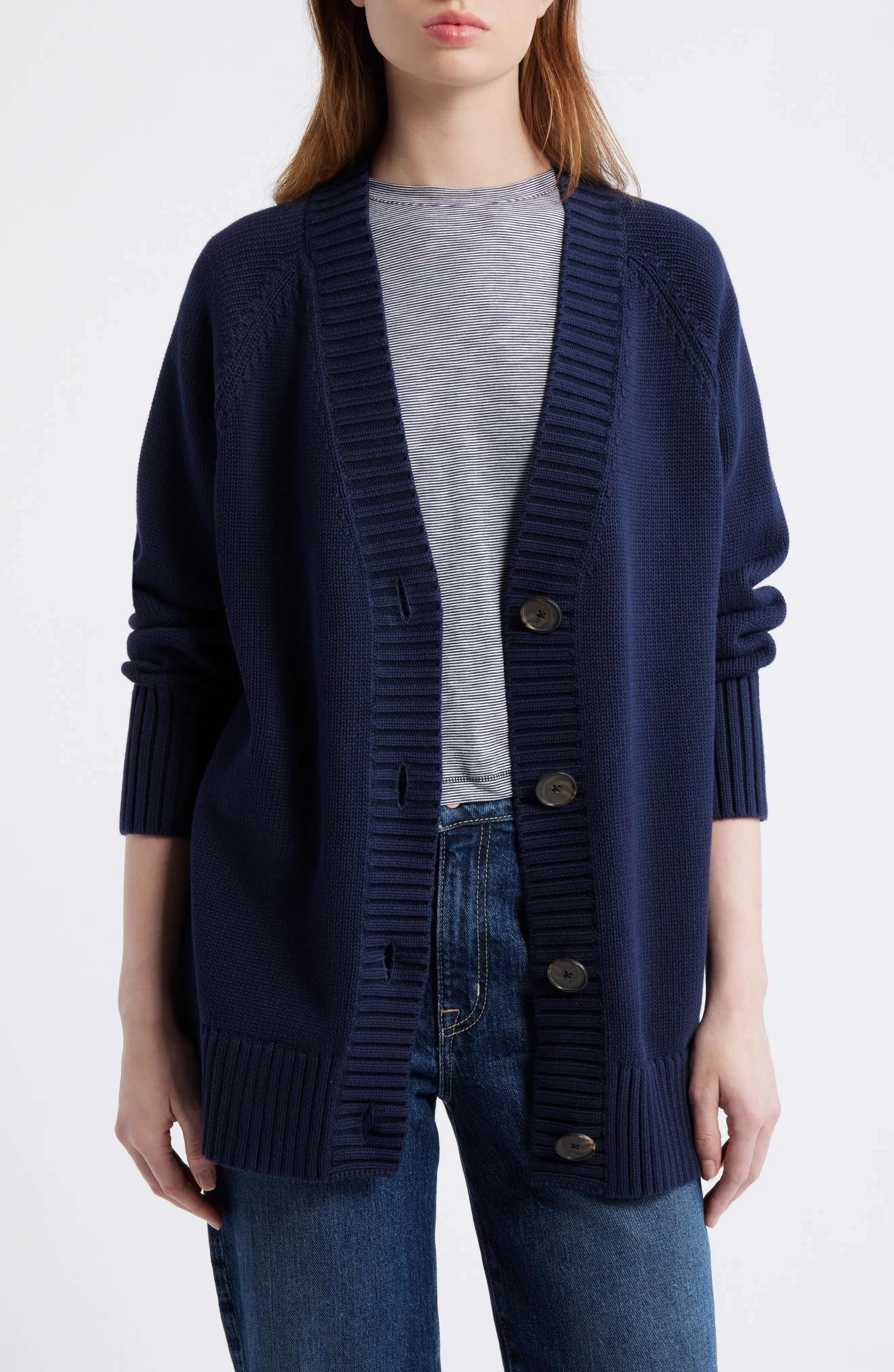 Oversized Cotton Cardigan (Women) | Nordstrom | Nordstrom