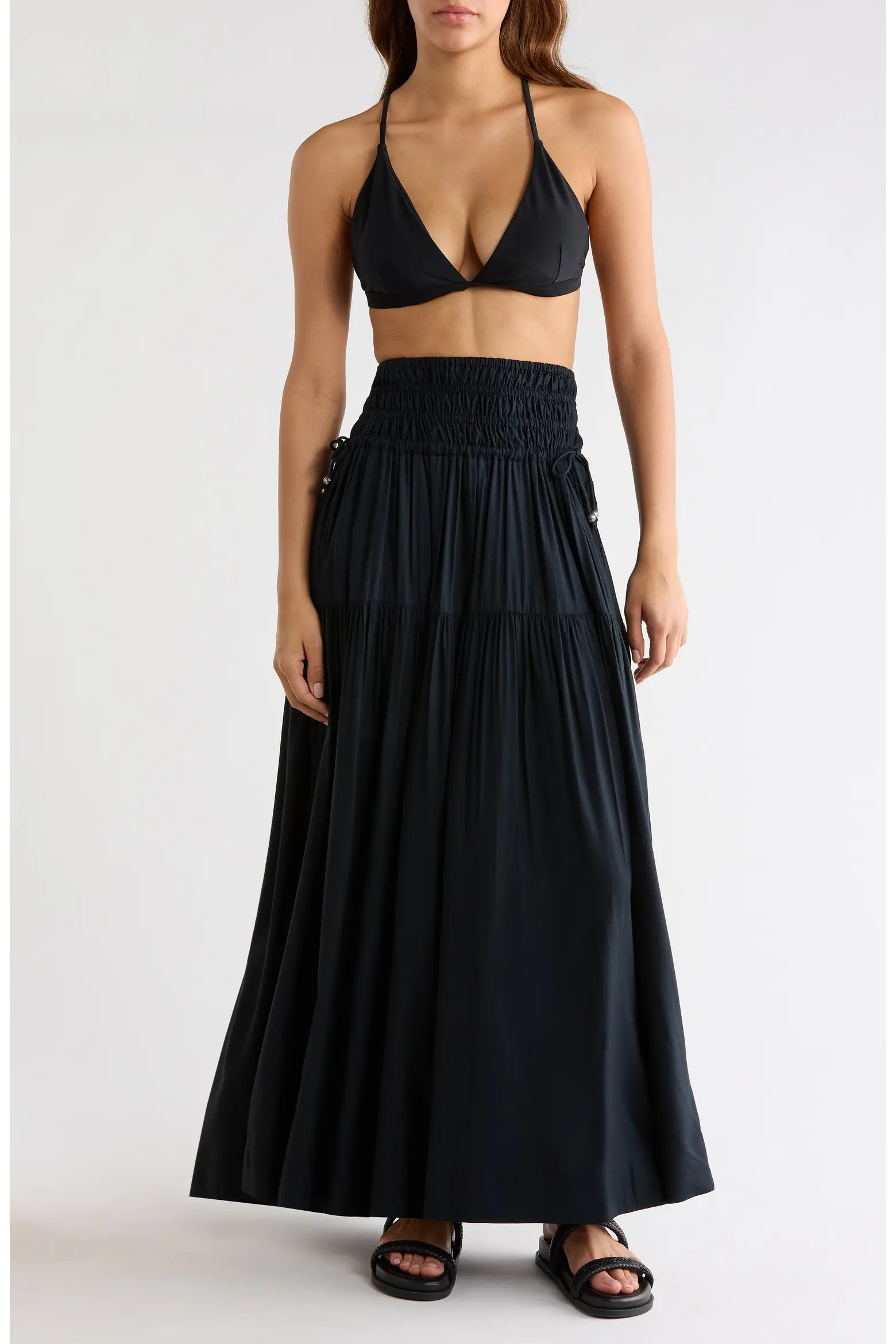 Smocked Cover-Up Midi Skirt (Women) | Nordstrom | Nordstrom