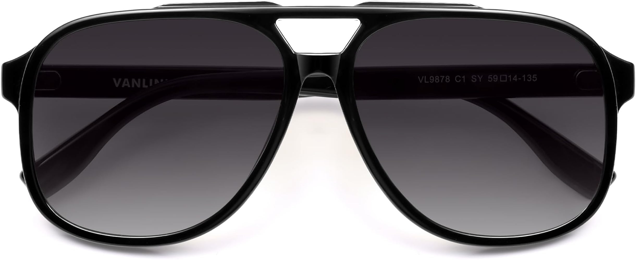 VANLINKER Retro Polarized Square Aviator Sunglasses Womens Mens Classic 70s Vintage Trendy Oversi... | Amazon (US)