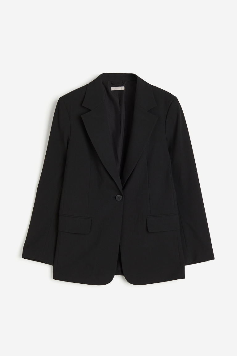 Single-breasted BlazerNot saved to favorites$39.99Color - BlackSelect size  XS    S    ... | H&M (US + CA)
