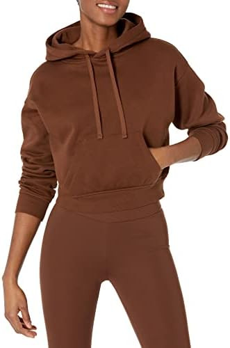 Amazon Essentials Women's Crop Pullover Hoodie Sweatshirt with Kangaroo Pocket (Available in Plus... | Amazon (US)