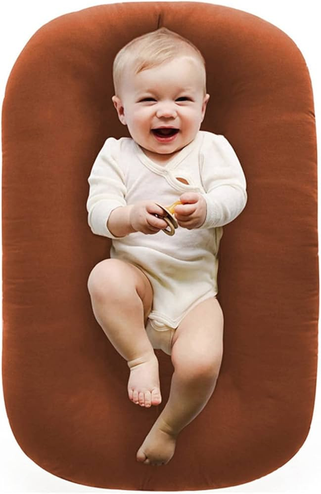 Baby Lounger Pillow for Newborn,Loevin Cosleeping Baby Nest Pillow for Baby in Bed,Newborn Lounge... | Amazon (US)