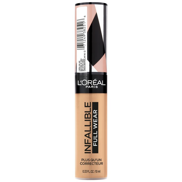 L'Oreal Paris Infallible Full Wear Concealer Waterproof, Full Coverage, Amber, 0.33 fl. oz. | Walmart (US)