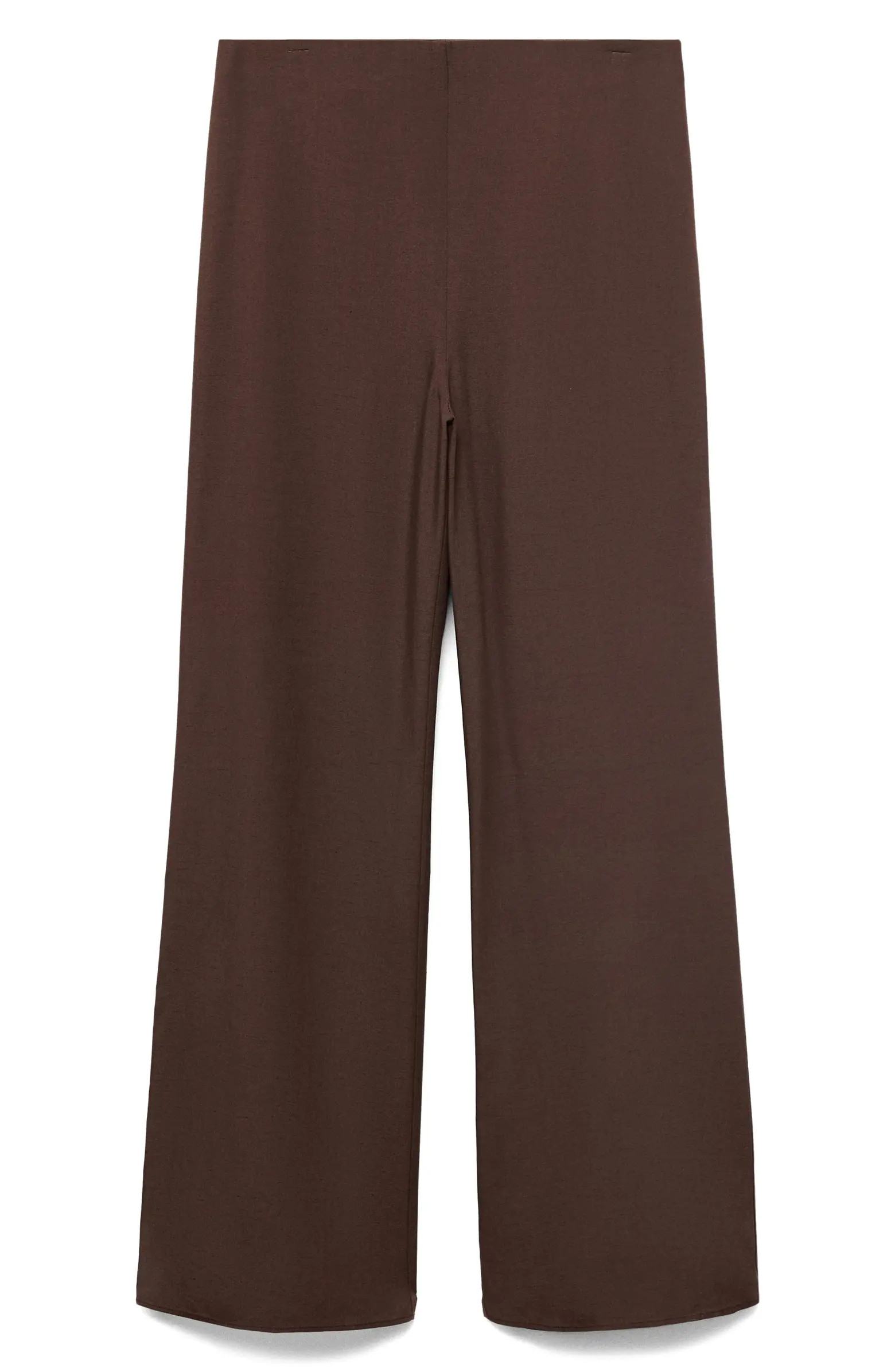 MANGO Flat Front Straight Leg Pants | Nordstrom | Nordstrom