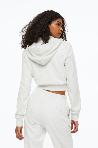 Short Hooded Sweatshirt Jacket | H&M (US + CA)