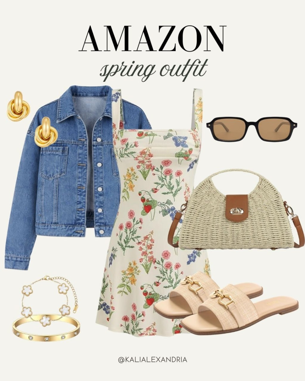 Cute and casual Amazon spring outfit 🌸 A floral dress with a denim jacket and neutral accessories makes the perfect everyday spring look.

// Amazon, Amazon Finds, Amazon Womens Fashion, Amazon Womens Outfit, Amazon Spring, Amazon Spring Fashion, Amazon Spring Outfits, Amazon Outfit Inspo, Amazon Casual Outfit, Amazon Accessories 

 #LTKgrwm #LTKootd #LTKSeasonal