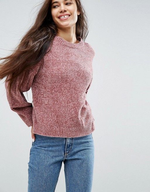 ASOS Sweater In Chenille With Wide Sleeves | ASOS US