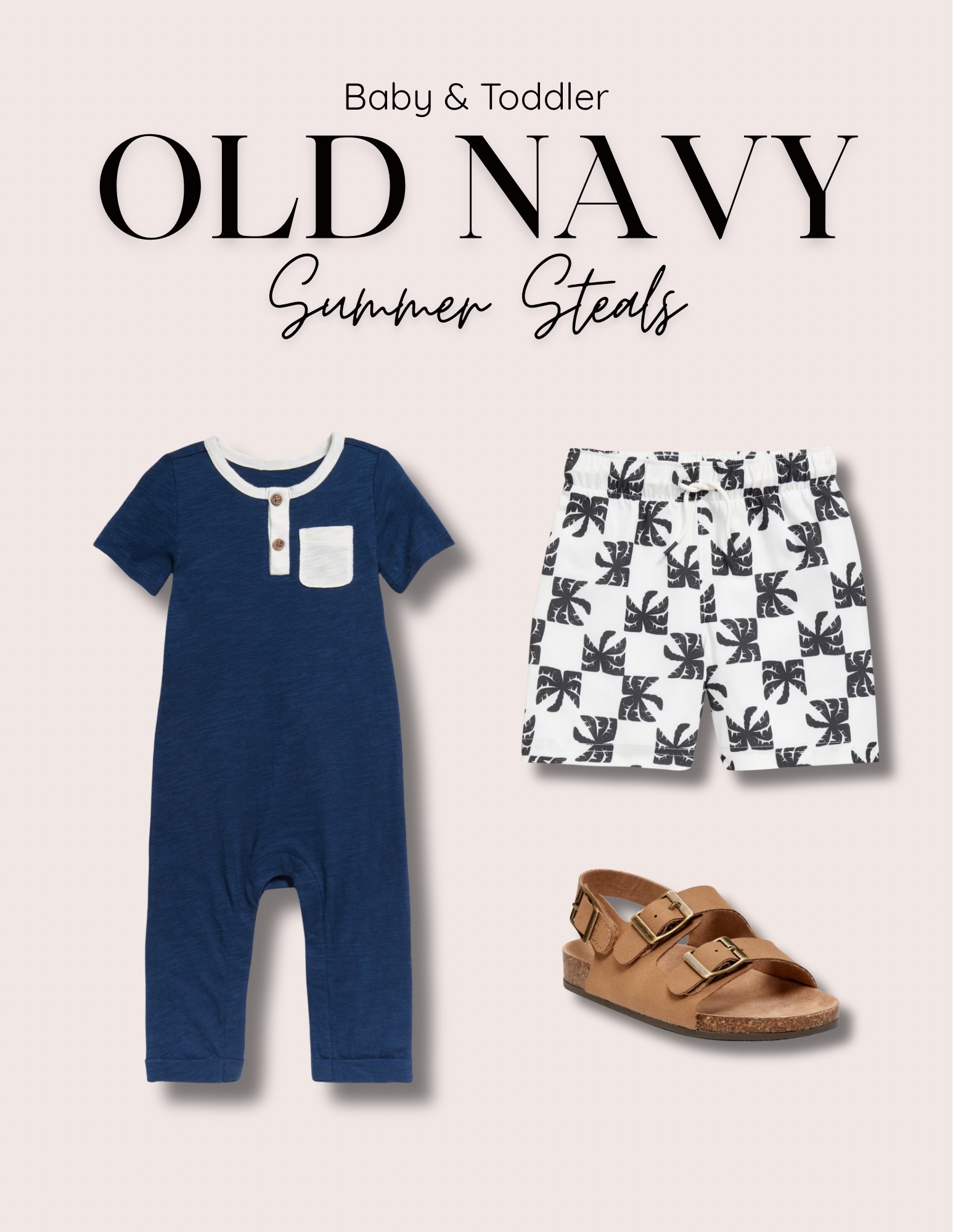Old Navy Summer Steals for Baby and Toddler ☀️ I love these little rompers for Baby B and these sandals are too cute!

#LTKSaleAlert #LTKBaby