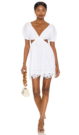 Colleen Mini Dress im White | Revolve Clothing (Global)