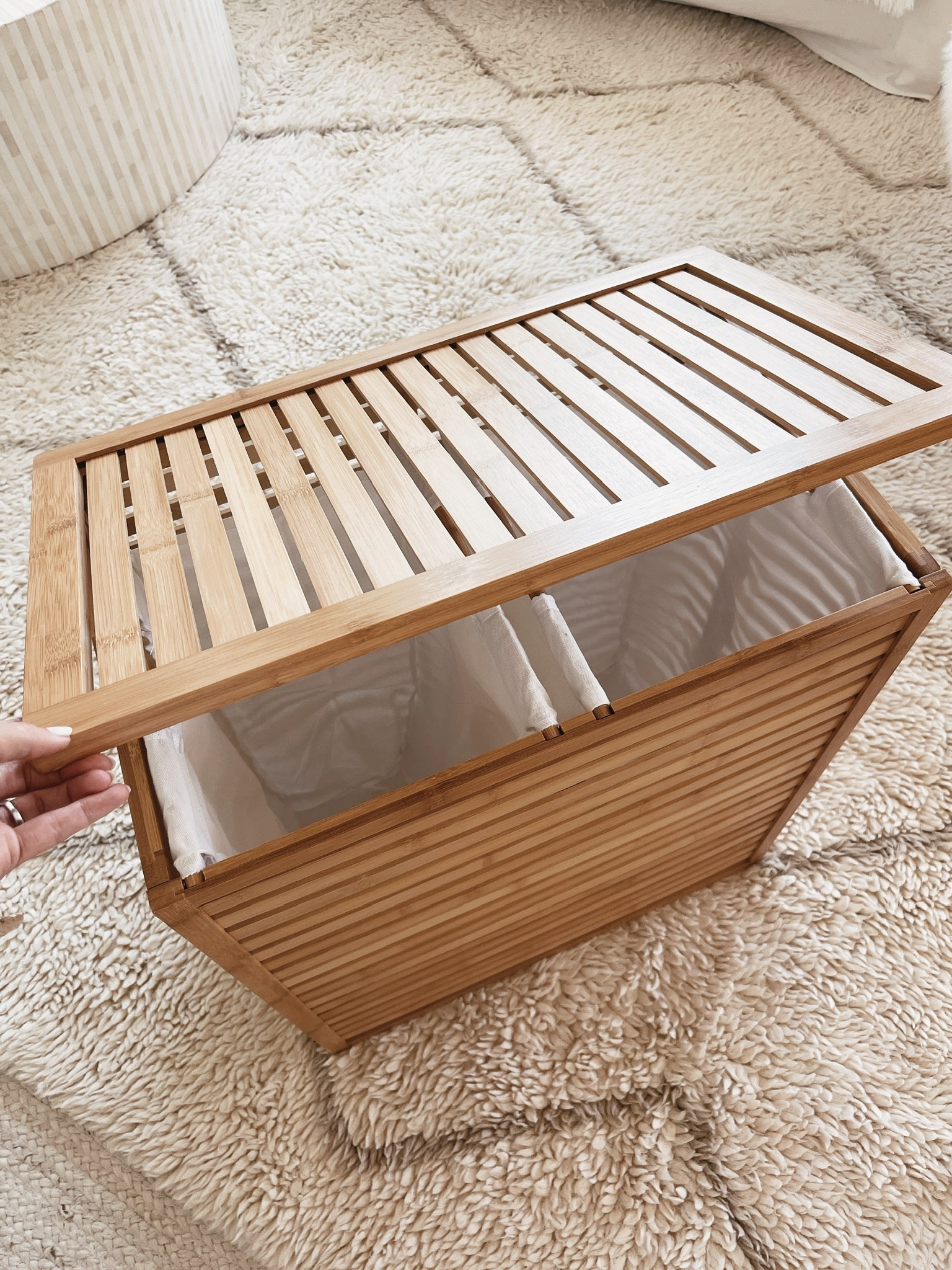 Linking 2 similar hampers, bamboo, home decor #StylinbyAylin 

#LTKhome #LTKSeasonal #LTKstyletip