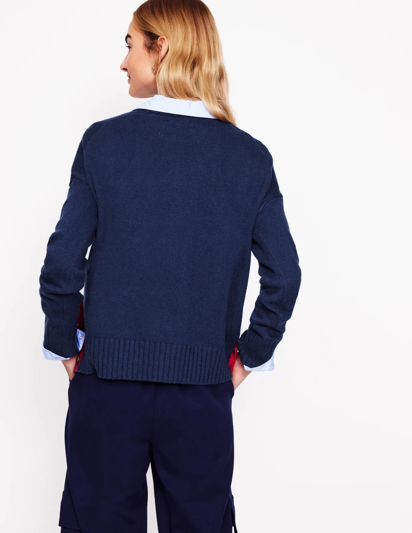 Zia Button Side Jumper | Boden (US)